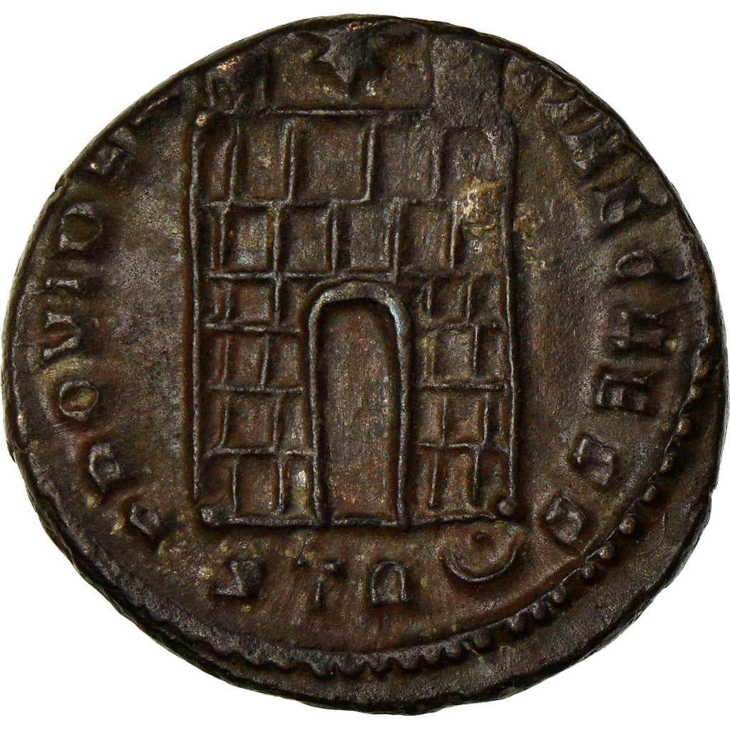 Coin, Constantine II, Nummus, 326, Trier, AU(55-58), Copper, RIC:479