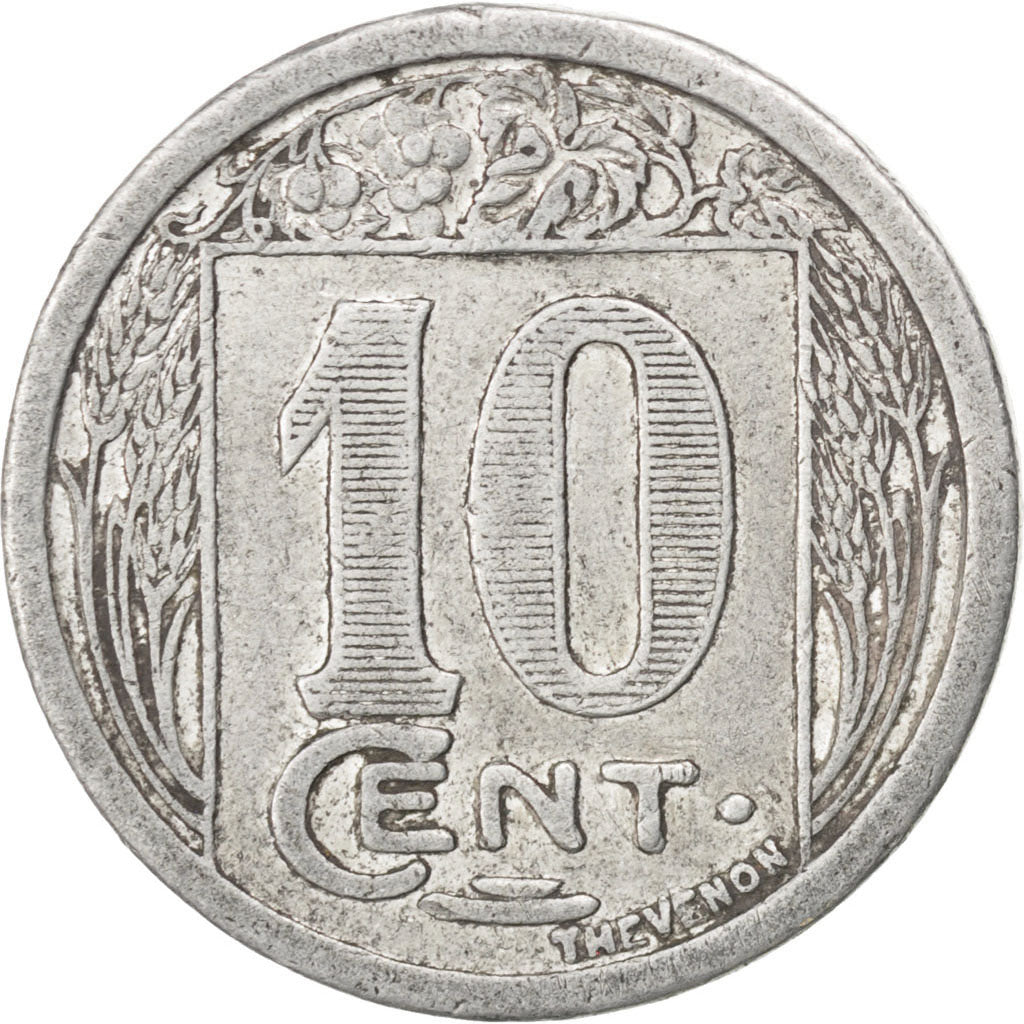 Algérie, Constantine, Chambre de Commerce, 10 Centimes 1922, Elie 10.2