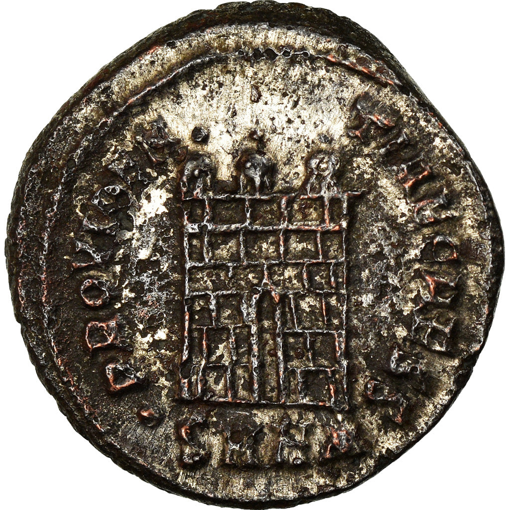 Moneta, Constantine II, Nummus, 318-320, Heraclea, SPL-, Rame, RIC:46
