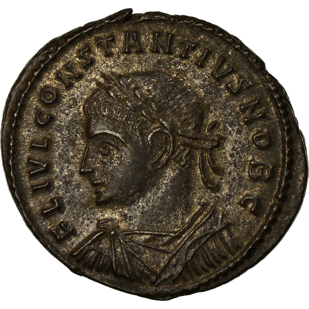 Coin, Constance II, Nummus, 325-326, Arles, MS(60-62), Copper, RIC:290