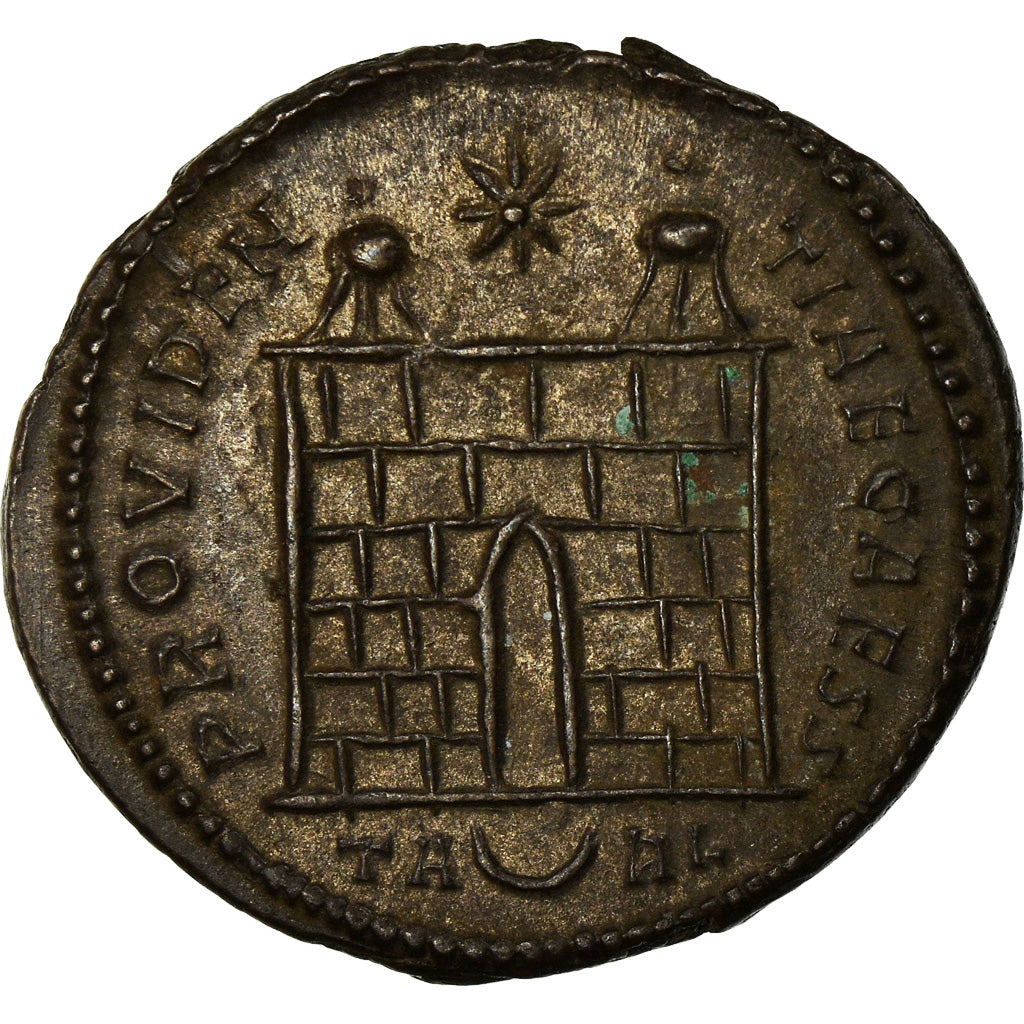 Coin, Constance II, Nummus, 325-326, Arles, MS(60-62), Copper, RIC:290