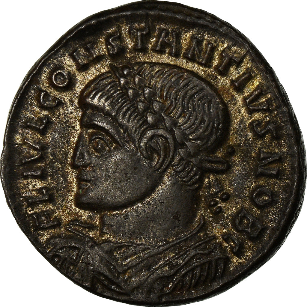Moneta, Constance II, Nummus, 328-329, Arles, SPL, Rame, RIC:320