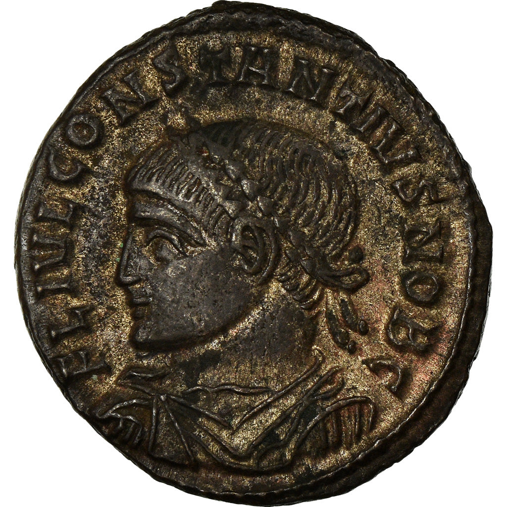 Moneta, Constance II, Nummus, 328-329, Arles, SPL, Rame, RIC:320