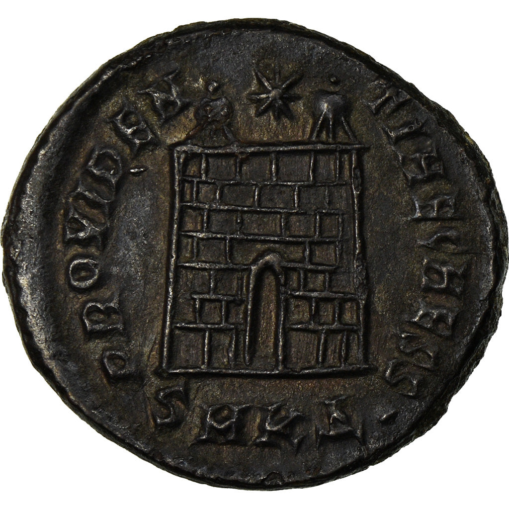 Coin, Constance II, Nummus, 325-326, Kyzikos, AU(55-58), Copper, RIC:38