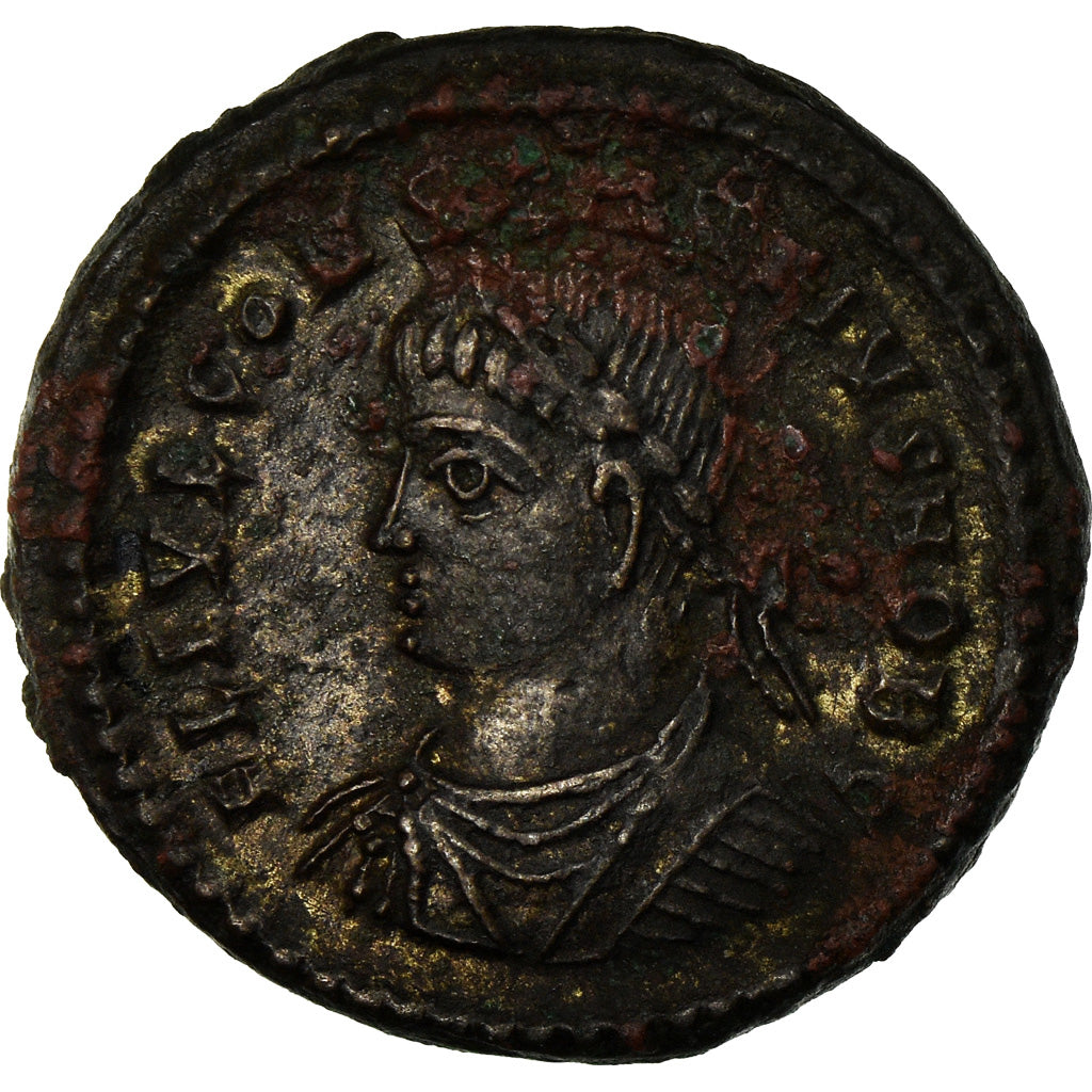 Coin, Constance II, Nummus, 326-327, Kyzikos, AU(55-58), Copper, RIC:53