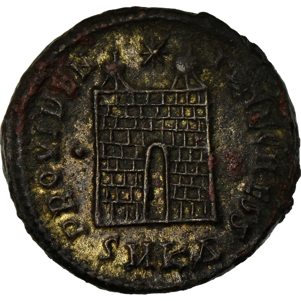 Coin, Constance II, Nummus, 326-327, Kyzikos, AU(55-58), Copper, RIC:53