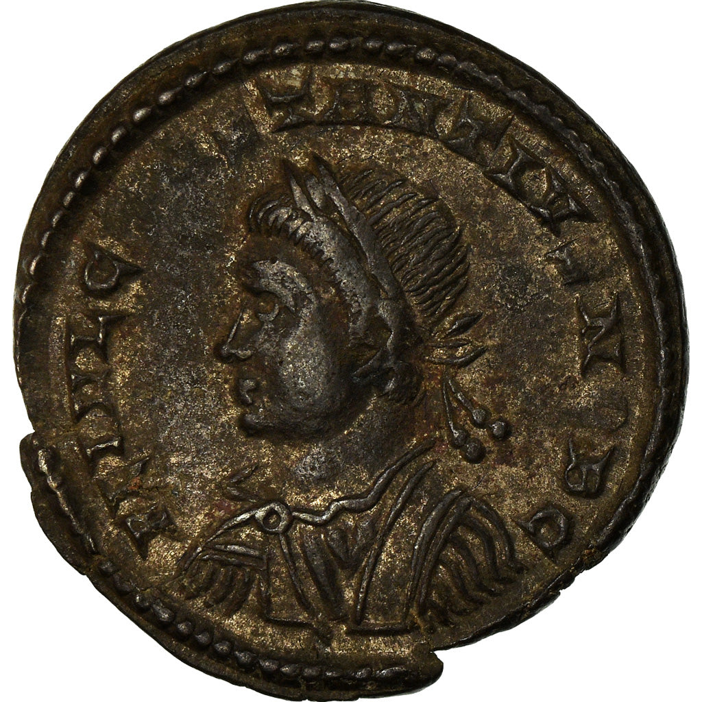 Coin, Constance II, Nummus, 324-325, London, Very rare, AU(55-58), Copper