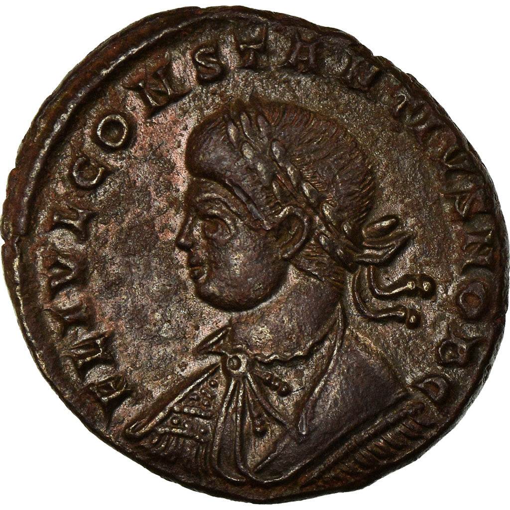 Munten, Constance II, Nummus, 327, Trier, PR, Koper, RIC:506