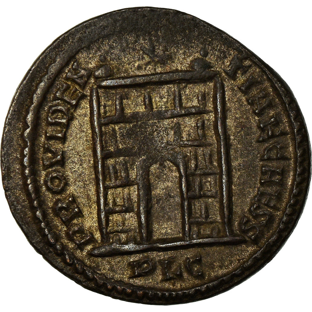 Coin, Constance II, Nummus, 325, Lyon, Rare, AU(55-58), Copper, RIC:232