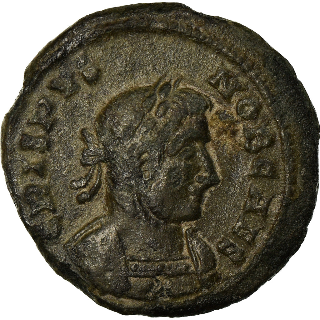 Coin, Crispus, Nummus, 321-322, Lyon, EF(40-45), Copper, RIC:133