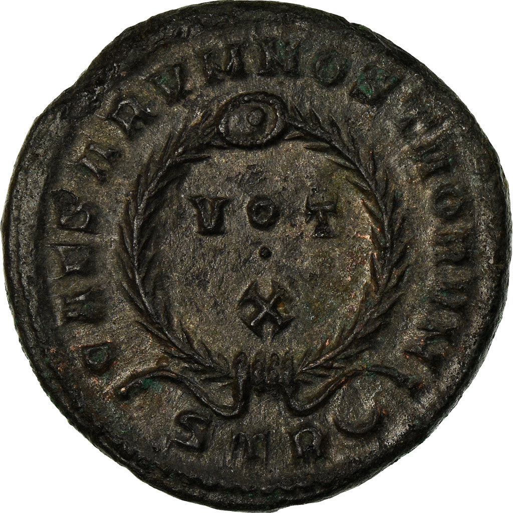 Moneta, Constantine II, Nummus, 323-324, Trier, SPL-, Rame, RIC:441