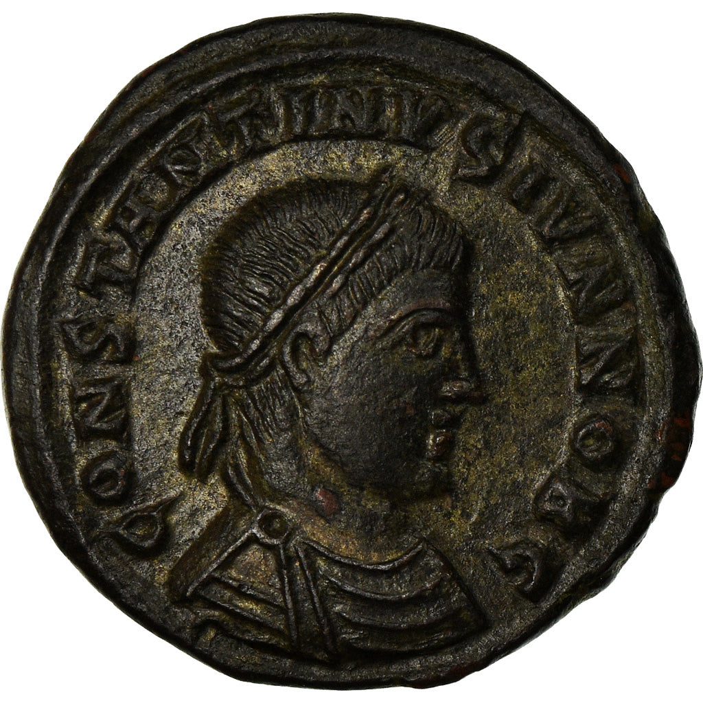 Munten, Constantijn II, Nummus, 324, Heraclea, PR, Koper, RIC:63