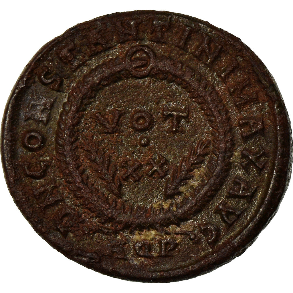 Moneta, Constantine I, Nummus, 322, Aquileia, Rare, BB+, Rame, RIC:104