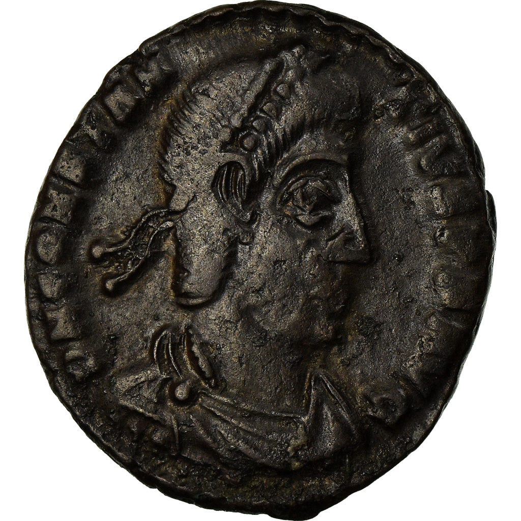 Coin, Constance II, Maiorina, 350-354, Siscia, AU(50-53), Copper, RIC:369