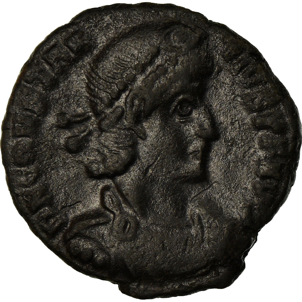 Moneda, Constance II, Maiorina, 355-361, Sirmium, MBC+, Cobre, RIC:77