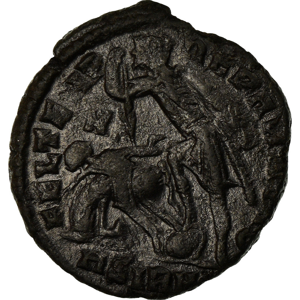 Moneda, Constance II, Maiorina, 355-361, Sirmium, MBC+, Cobre, RIC:77