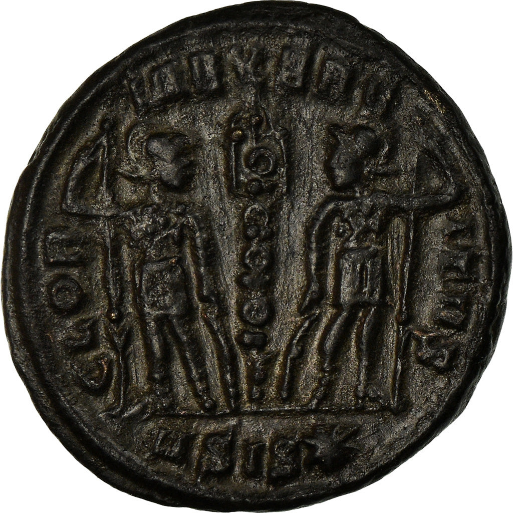 Coin, Constantine II, Nummus, 337, Siscia, AU(50-53), Copper, RIC:74