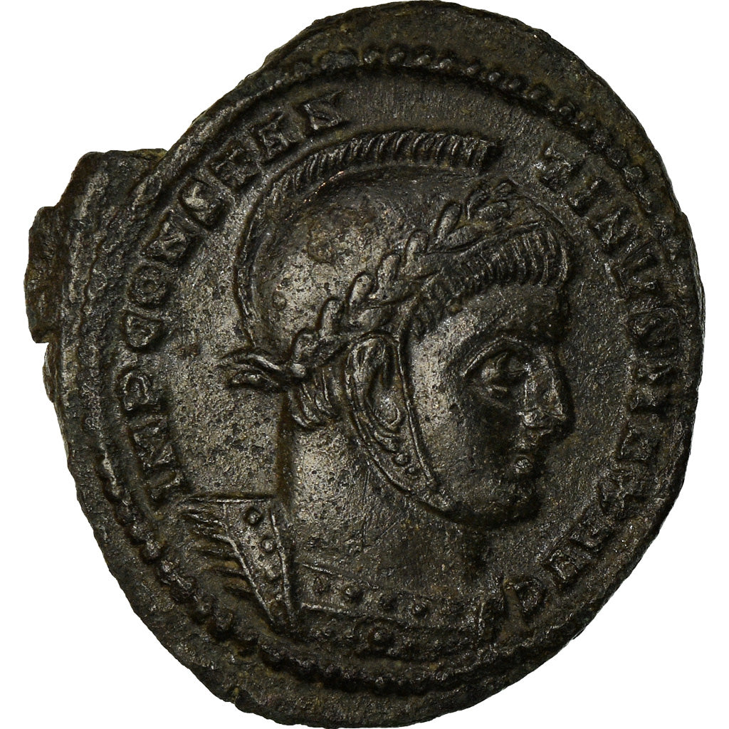 Coin, Constantine I, Nummus, 319, Ticinum, AU(50-53), Copper, RIC:86