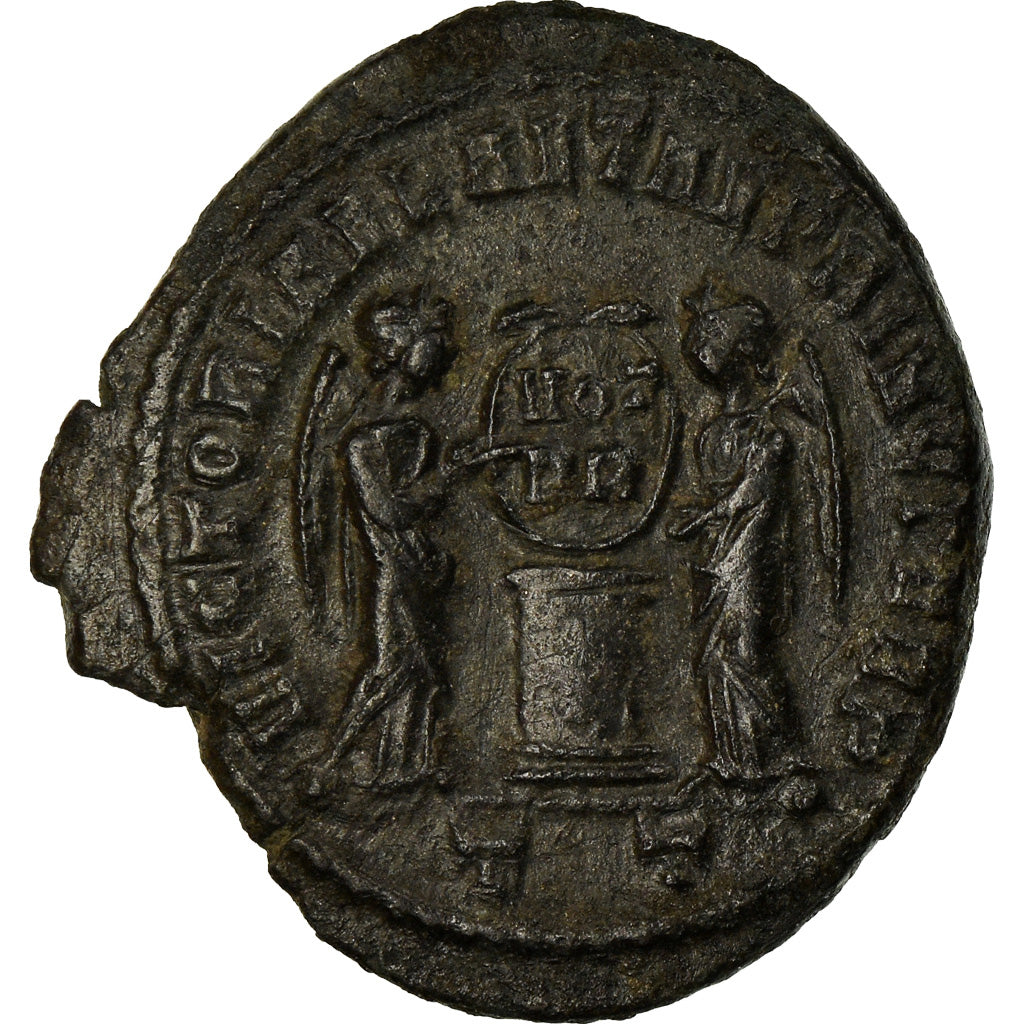 Coin, Constantine I, Nummus, 319, Ticinum, AU(50-53), Copper, RIC:86