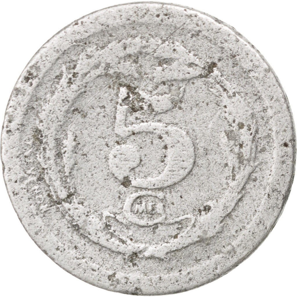Coin, Djibouti, 5 Centimes, 1921, F(12-15), Aluminium, Elie:10.5