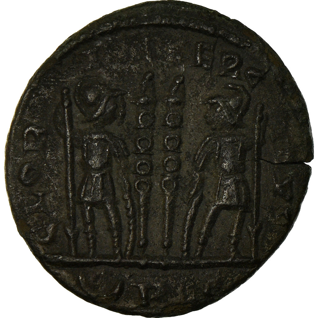 Coin, Constantine II, Nummus, 332, Lyon, EF(40-45), Copper, RIC:254