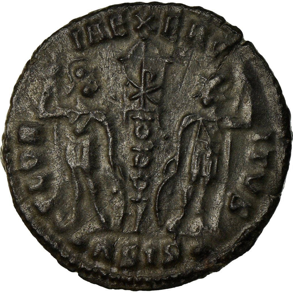 Coin, Constance II, Nummus, 337-341, Siscia, AU(50-53), Copper, RIC:86