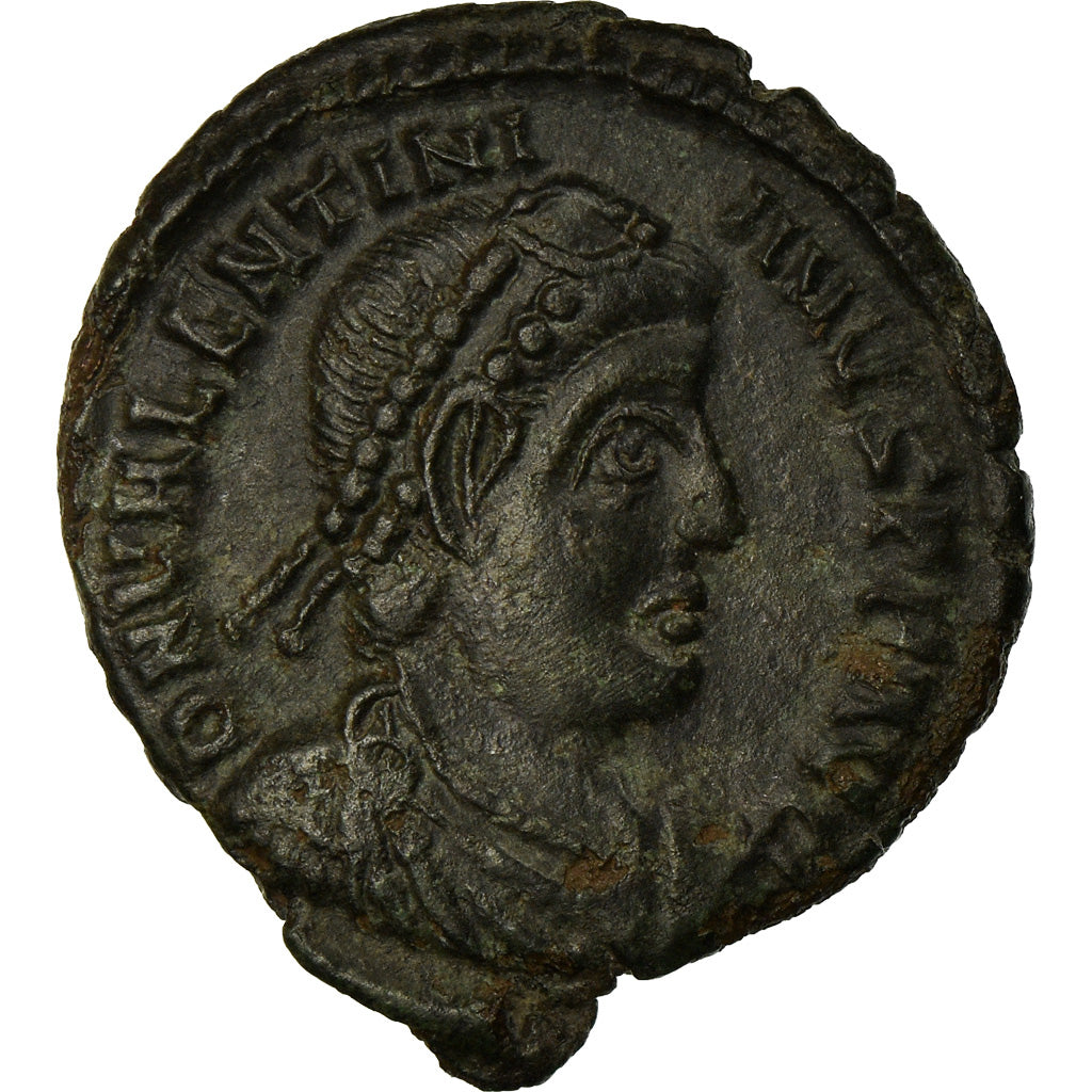 Coin, Valentinian I, Nummus, 367-375, Siscia, AU(50-53), Copper, RIC:14a