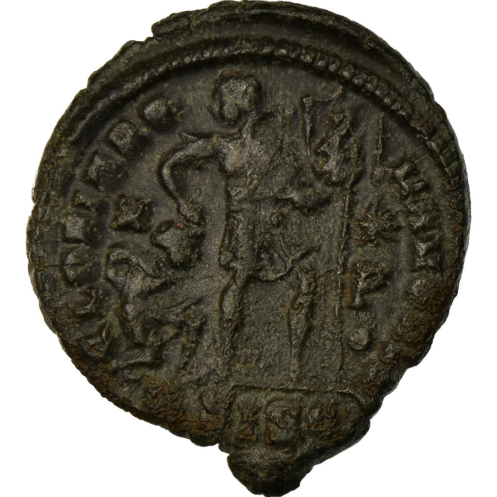 Coin, Valentinian I, Nummus, 367-375, Siscia, AU(50-53), Copper, RIC:14a
