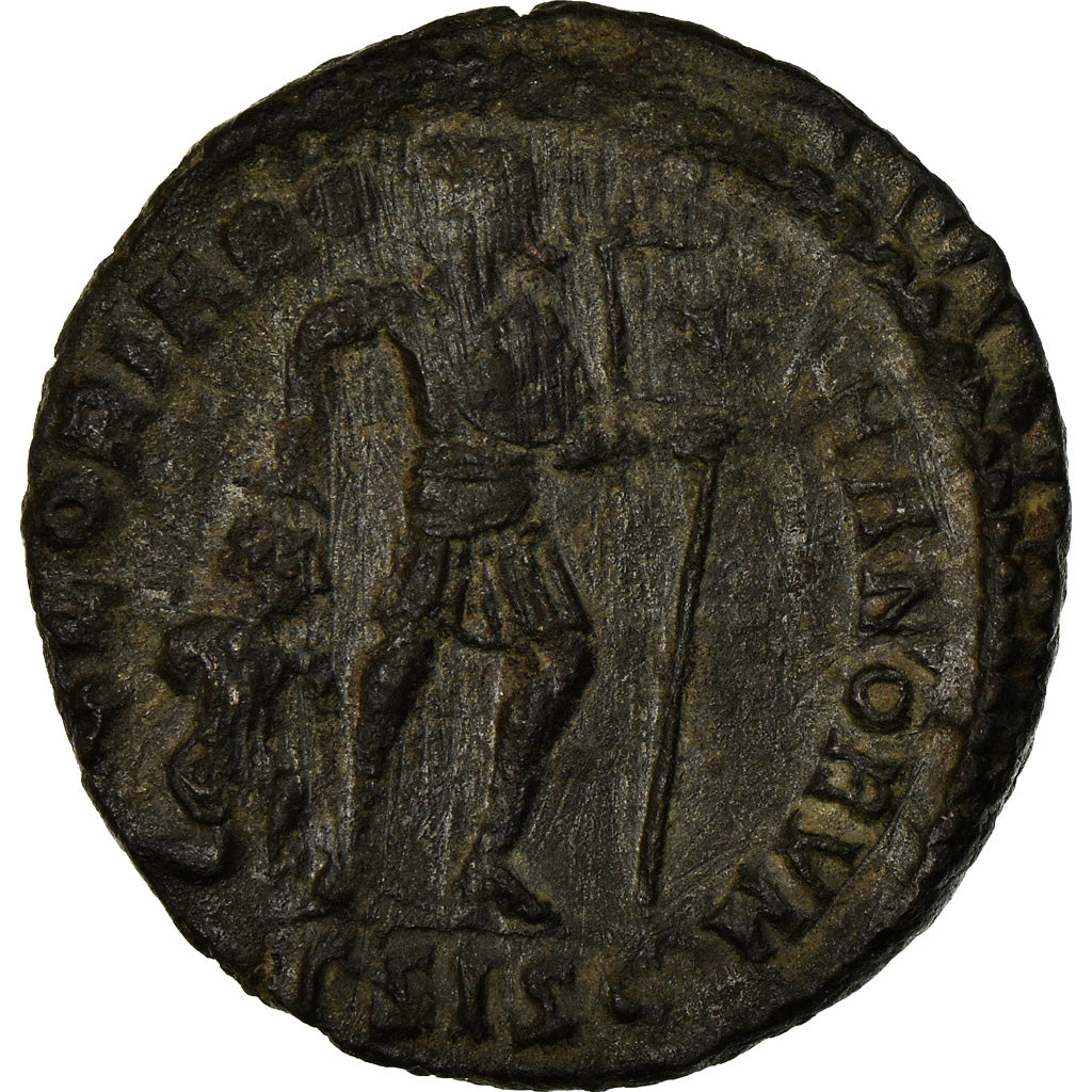Coin, Valentinian I, Nummus, 364-367, Siscia, EF(40-45), Copper, RIC:5