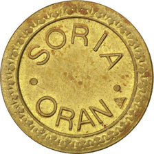 Algeria, 25 Centimes, AU(55-58), Brass, Elie #100.1, 2.70