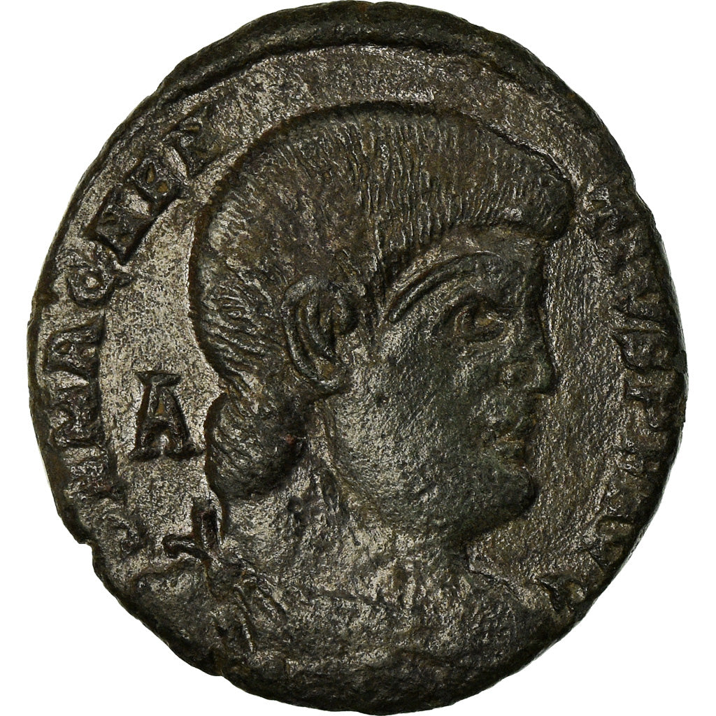 Coin, Magnentius, Maiorina, 351-352, Trier, EF(40-45), Copper, RIC:312