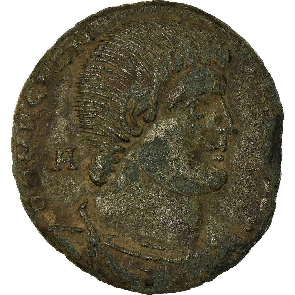 Coin, Magnentius, Maiorina, 352, Amiens, VF(30-35), Copper, RIC:25