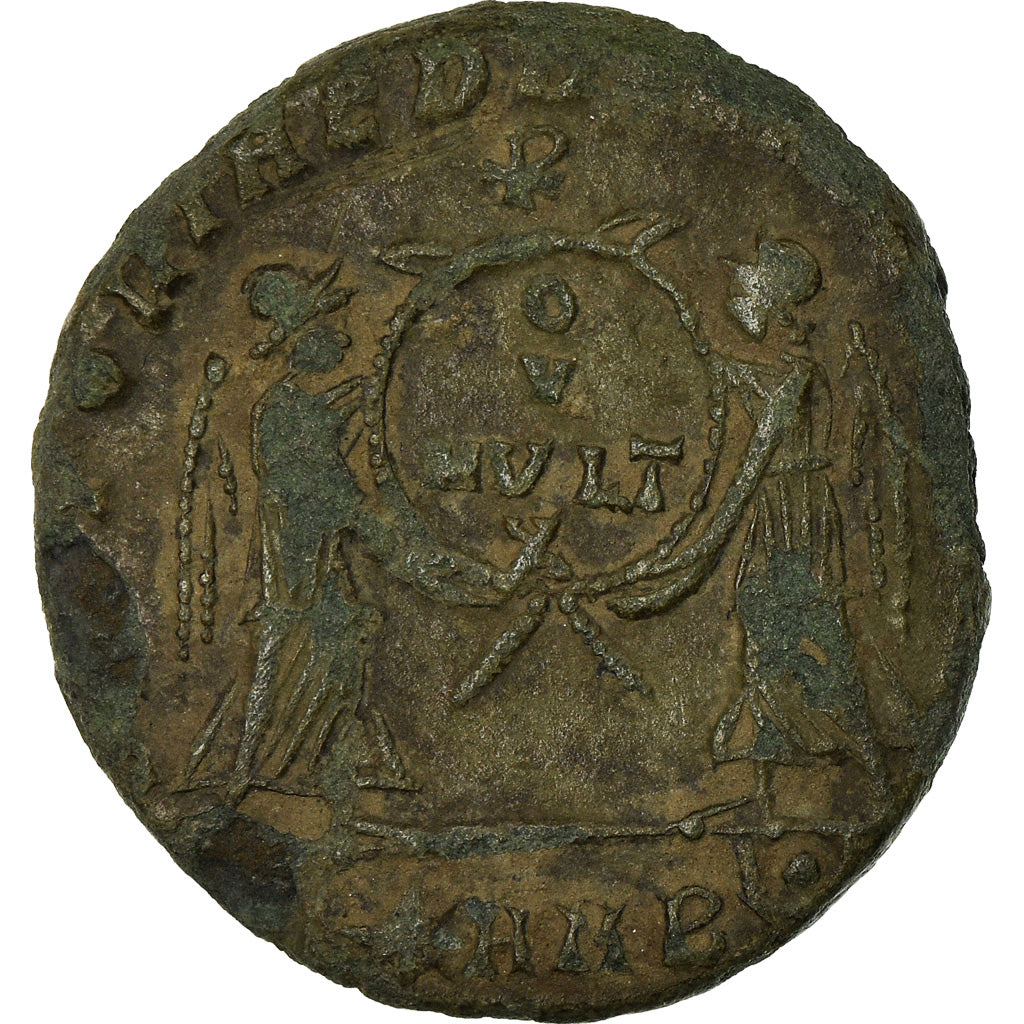 Coin, Magnentius, Maiorina, 352, Amiens, VF(30-35), Copper, RIC:25