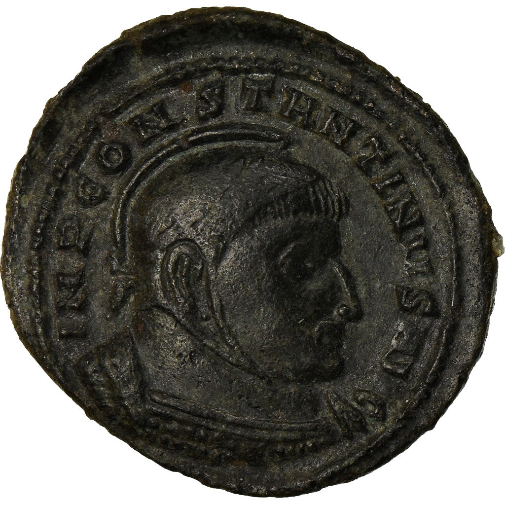 Moneta, Constantine I, Nummus, 318-319, Siscia, BB+, Rame, RIC:53