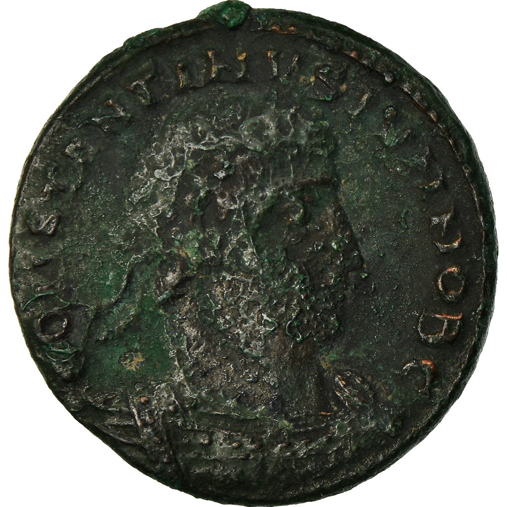 Moneda, Constantine II, Nummus, Thessalonica, BC+, Cobre