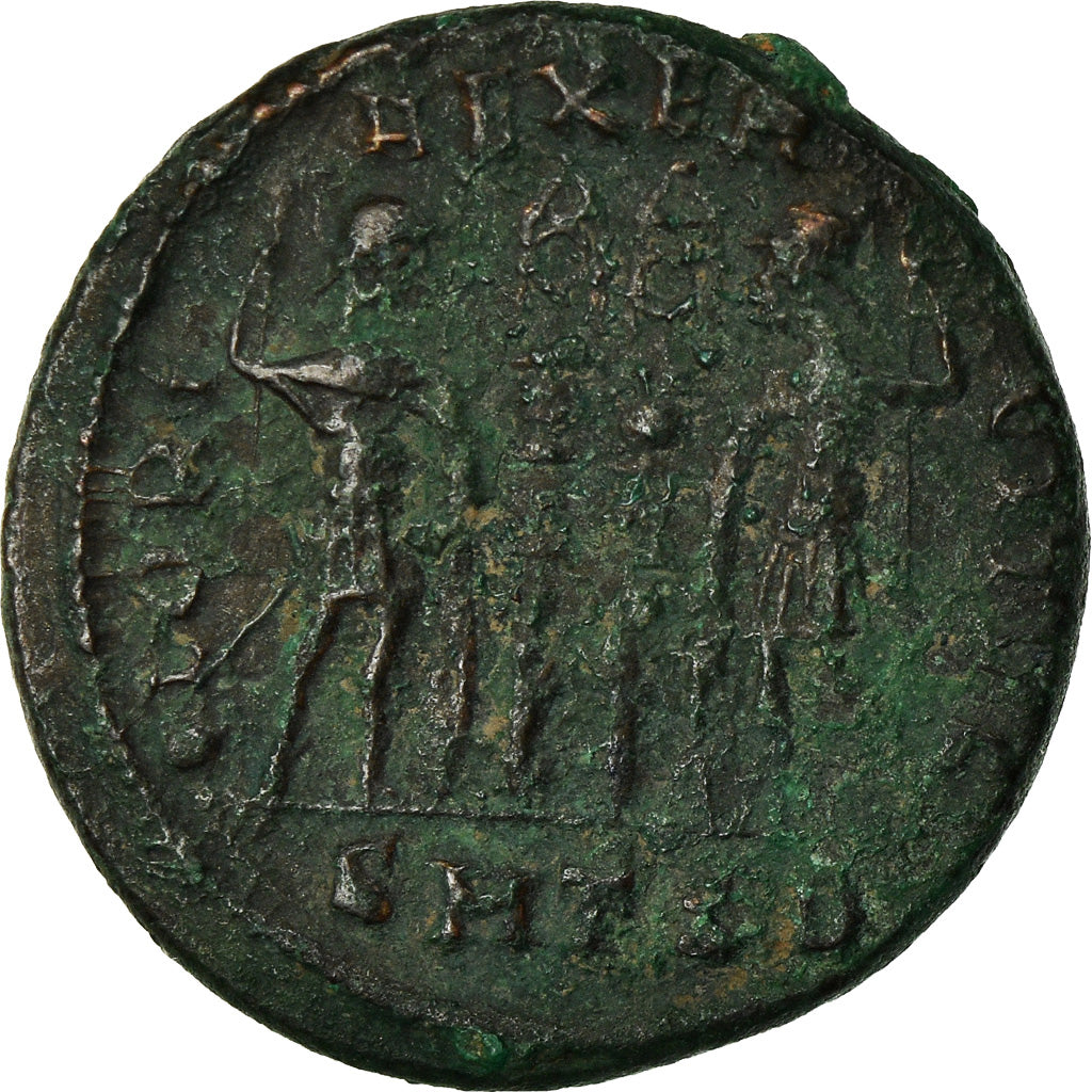 Moneda, Constantine II, Nummus, Thessalonica, BC+, Cobre