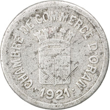 Algeria, 10 Centimes, 1921, MB, Alluminio, Elie:10.2