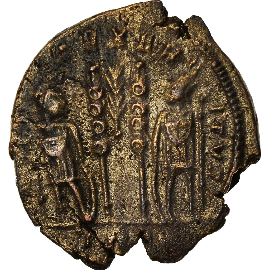 Moneda, Constantine II, Nummus, Trier, MBC, Cobre