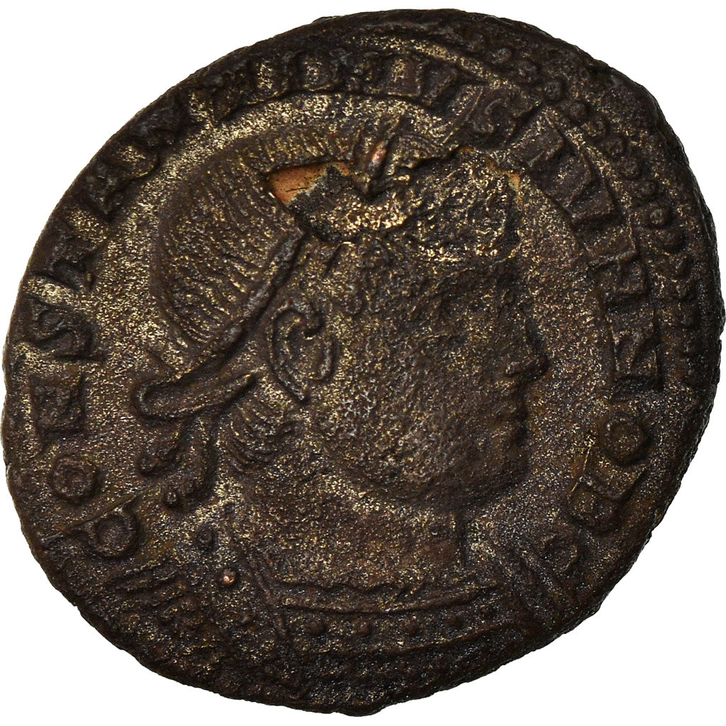 Moneda, Constantine II, Nummus, Trier, MBC, Cobre