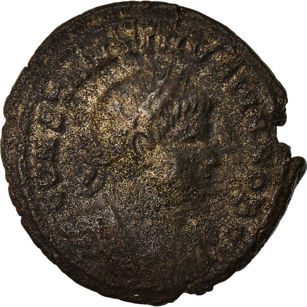 Moneda, Constantine II, Nummus, Trier, MBC, Cobre