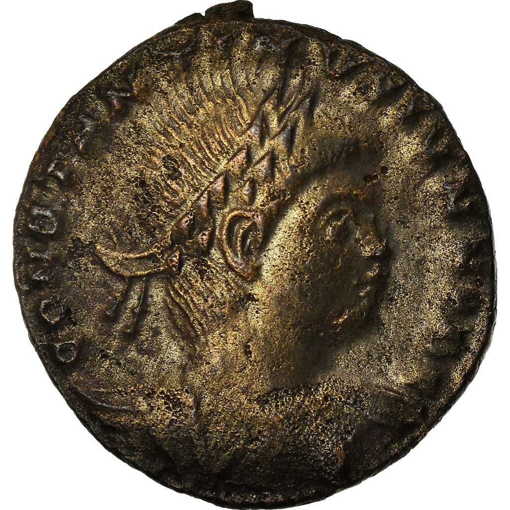 Münze, Constantine II, Nummus, Trier, SS, Kupfer