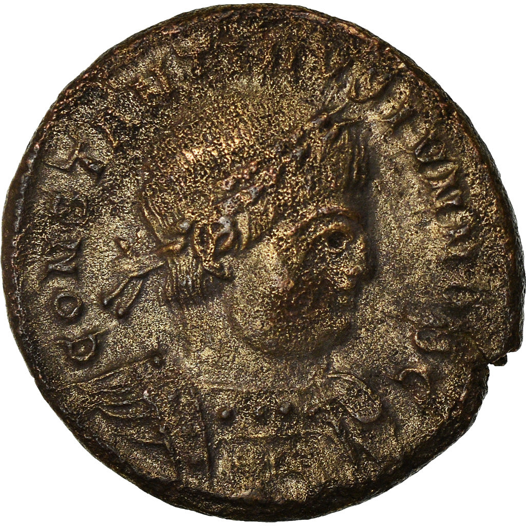 Coin, Constantine II, Nummus, Trier, AU(50-53), Copper