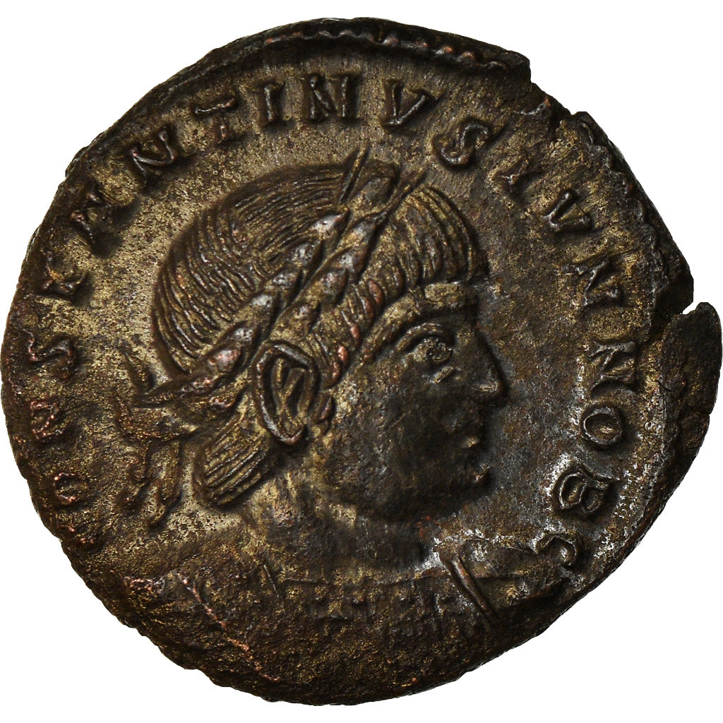 Coin, Constantine II, Nummus, Trier, AU(50-53), Copper