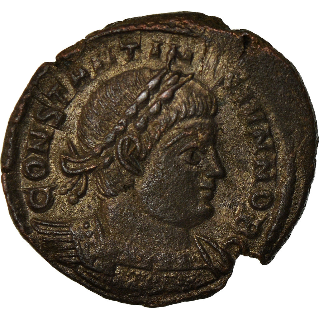 Coin, Constantine II, Nummus, Trier, AU(50-53), Copper