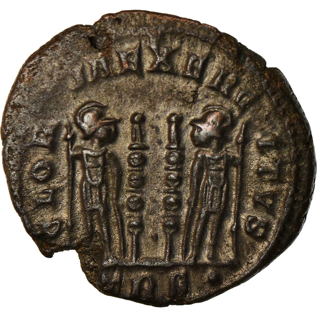 Coin, Constantine II, Nummus, Trier, AU(50-53), Copper