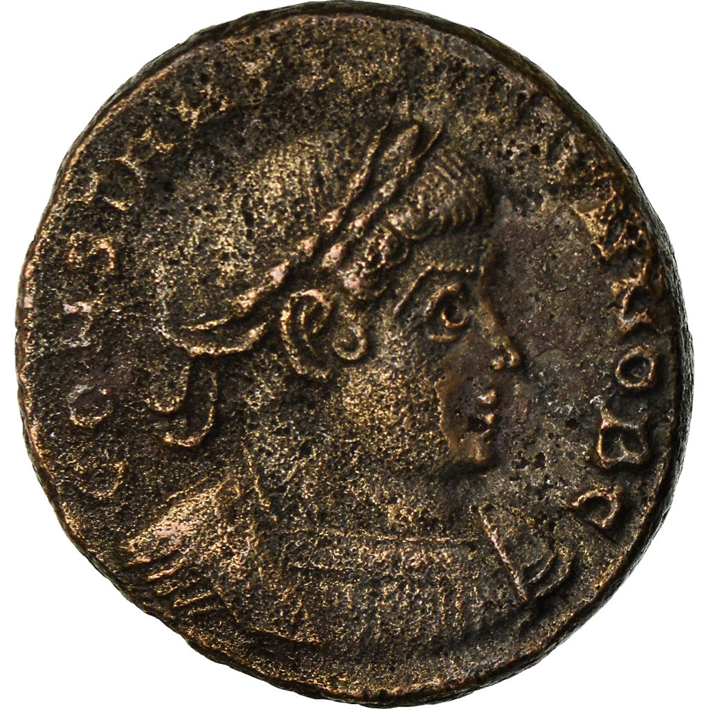 Coin, Constantine II, Nummus, Lyon, EF(40-45), Copper