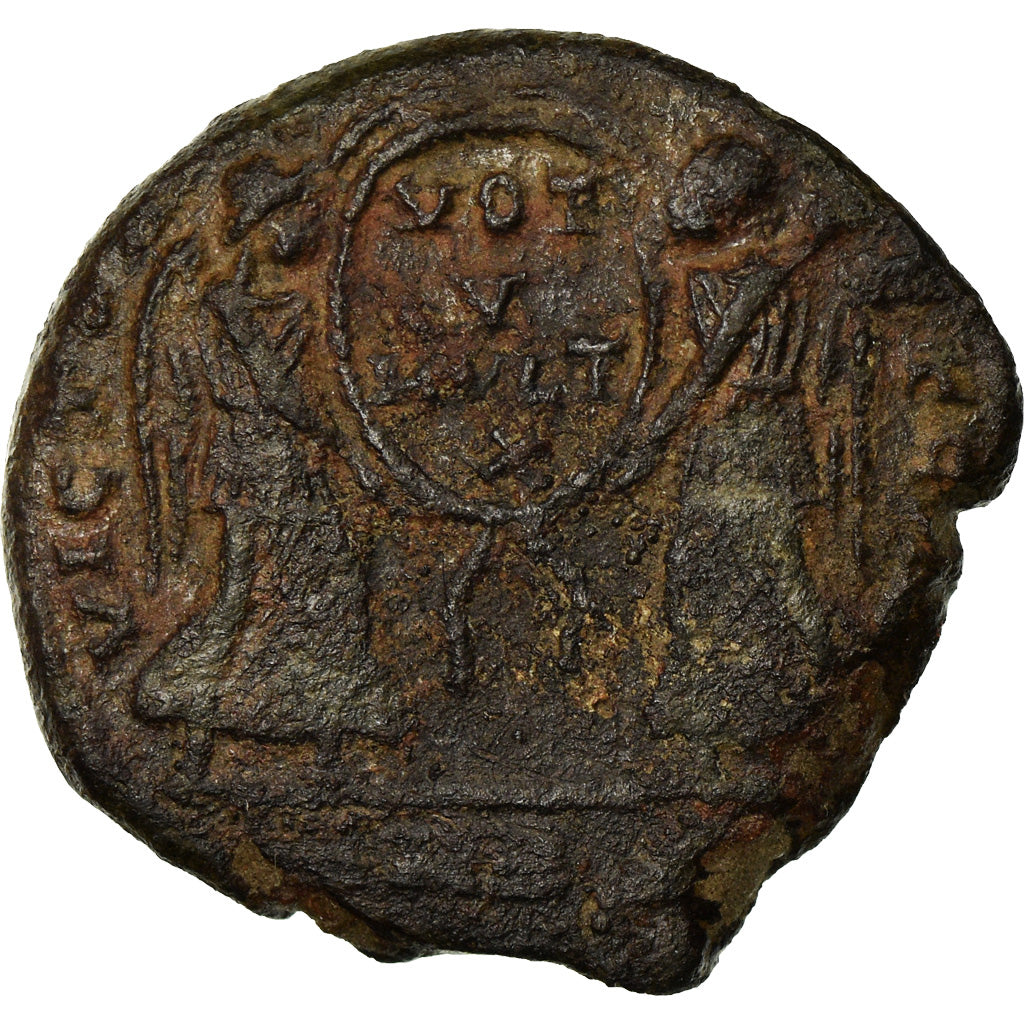 Coin, Magnentius, Maiorina, 352, Amiens, VF(20-25), Copper