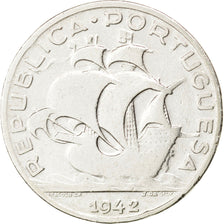Coin, Portugal, 5 Escudos, 1942, VF(30-35), Silver, KM:581