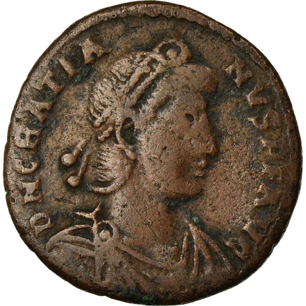 Moneta, Gratian, Maiorina, 378-383, Roma, MB+, Rame