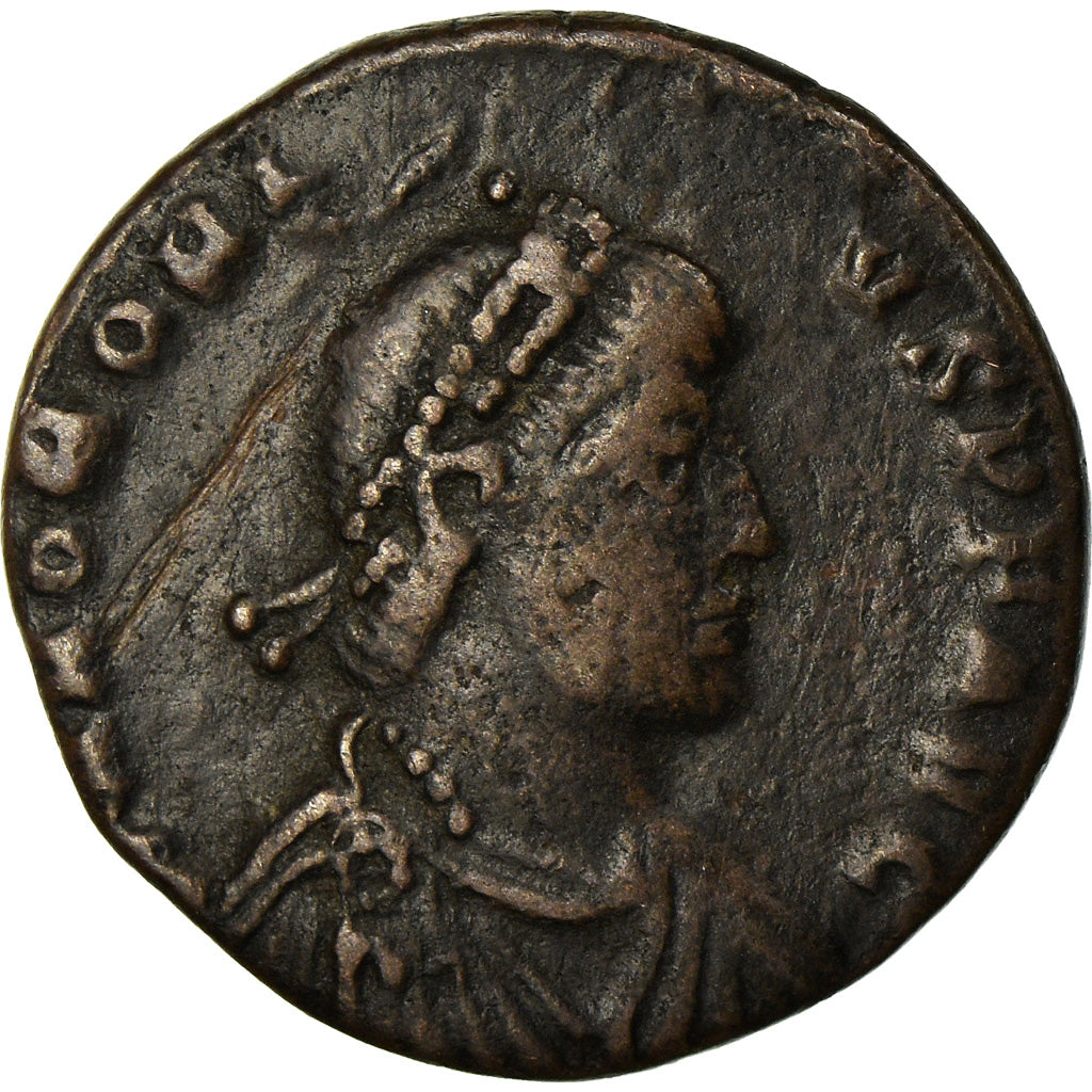 Coin, Honorius, Nummus, 395-401, Nicomedia, EF(40-45), Copper, RIC:63